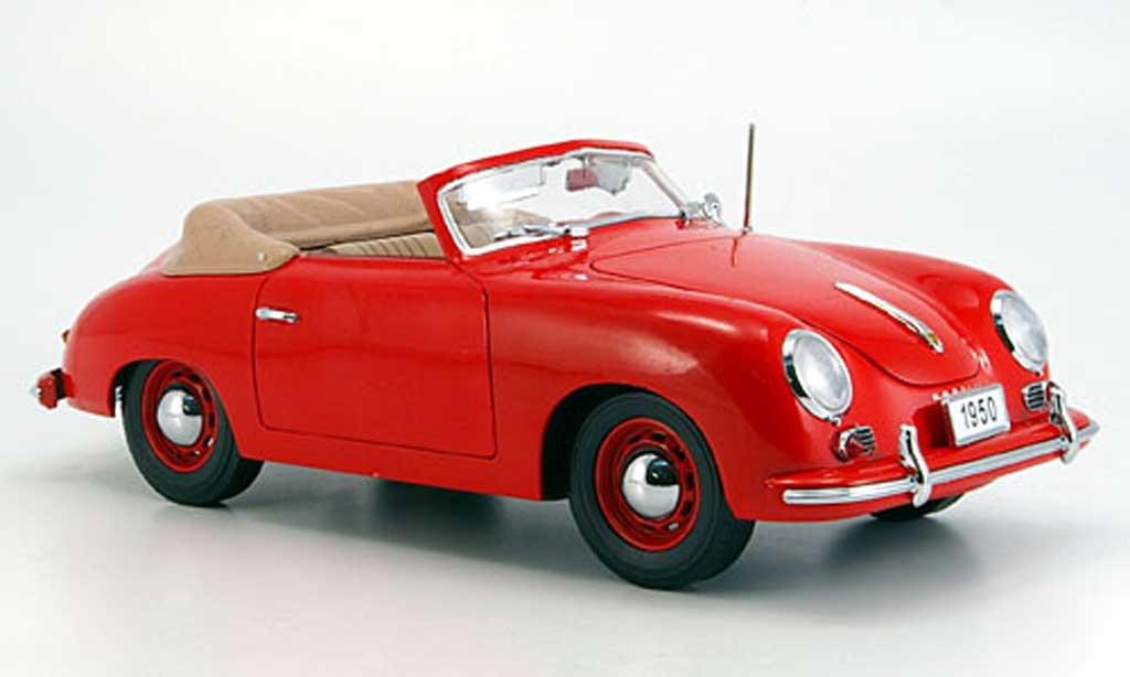Porsche 356 1950 1/18 Signature 1950 cabriolet rosso (premium) modellino in miniatura