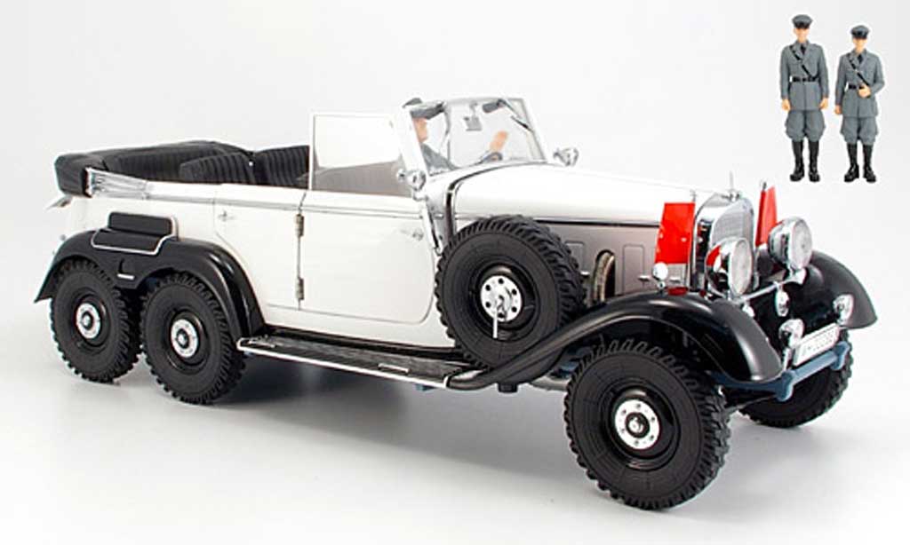 Mercedes G4 1/18 Signature bianco/nero (premium) 1938 modellino in miniatura