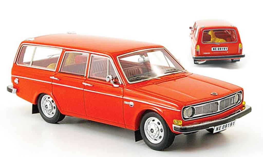 Volvo 145 1/43 Neo rosso orange 1971 modellino in miniatura