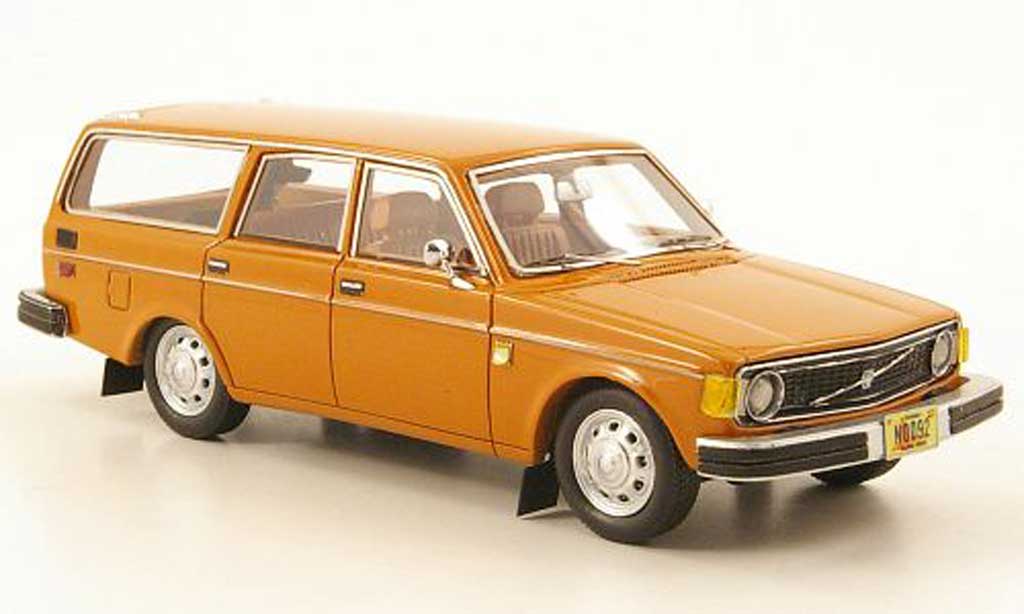 Volvo 145 1/43 Neo orange US-Version 1971 modellino in miniatura