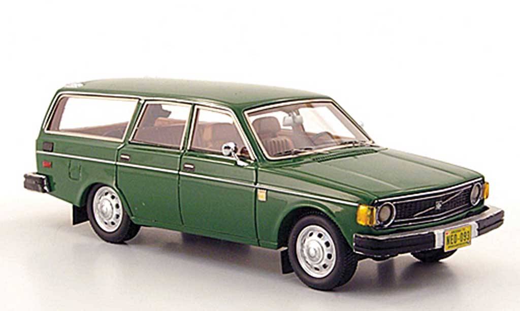 Volvo 145 1/43 Neo grun US-Version 1971 modellino in miniatura