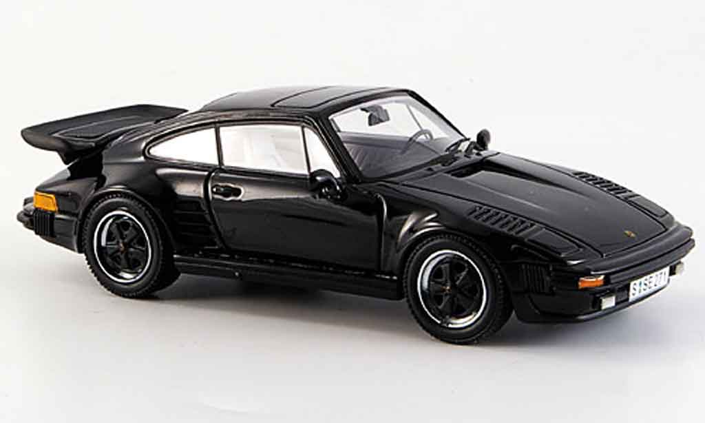 Porsche 930 Turbo 1/43 Neo Turbo SE Flatnose nero 1987 modellino in miniatura