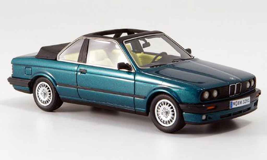 Bmw 320 E30 1/43 Neo E30 i (E 30) Baur Cabriolet grun 1986 modellino in miniatura