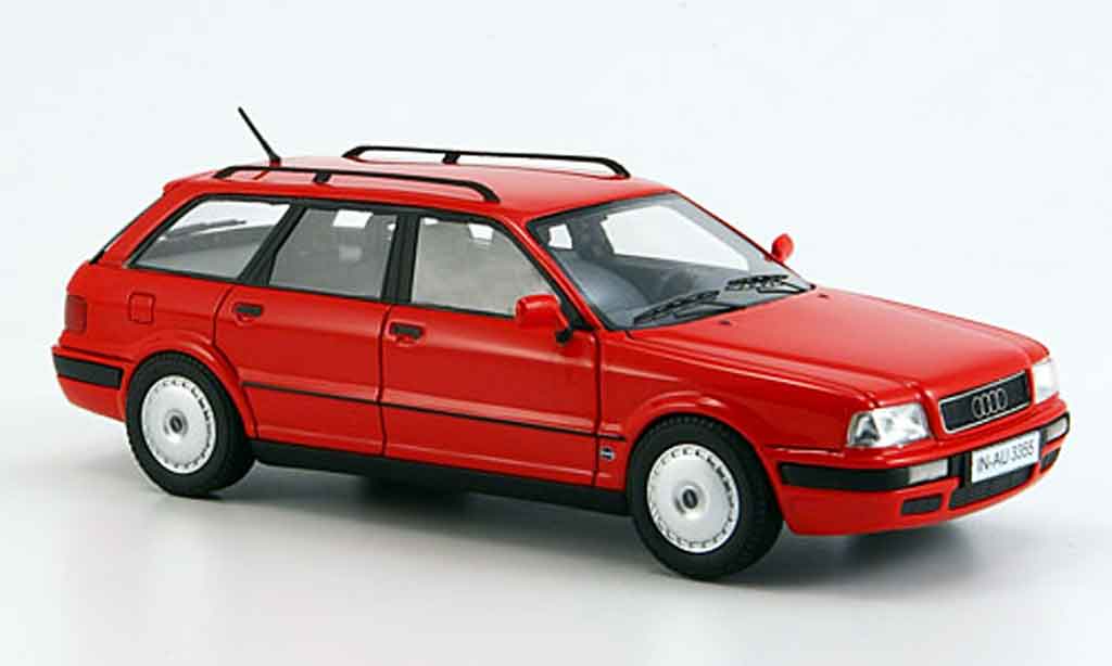 Audi 80 1/43 Neo (B 4) Avant rosso modellino in miniatura