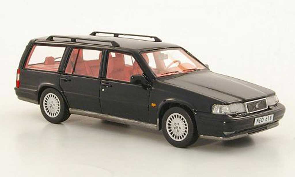 Volvo 960 1/43 Neo Estate nero 1996 modellino in miniatura