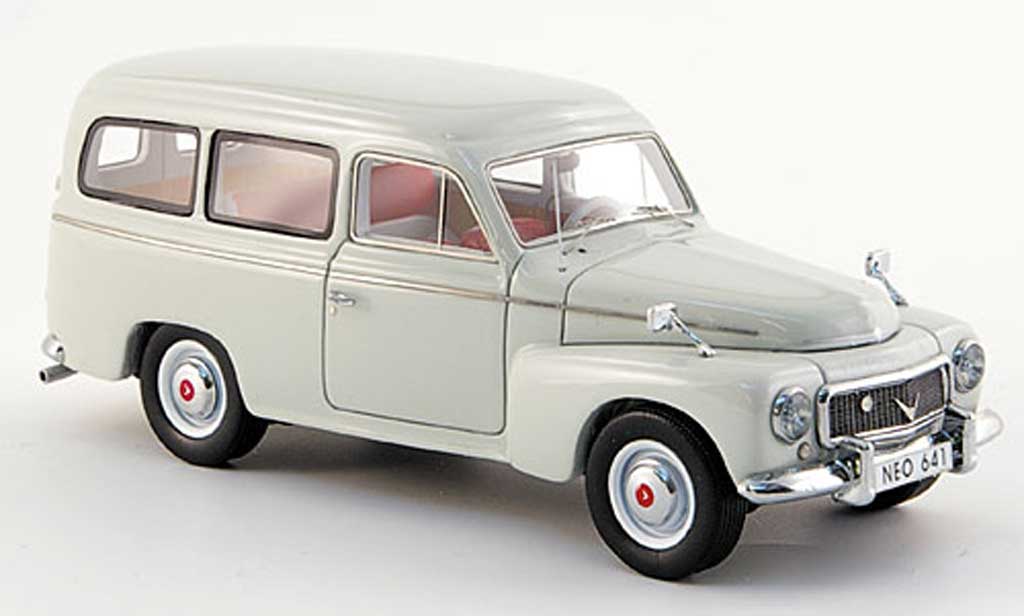 Volvo PV 445 1/43 Neo grigio 1956 modellino in miniatura