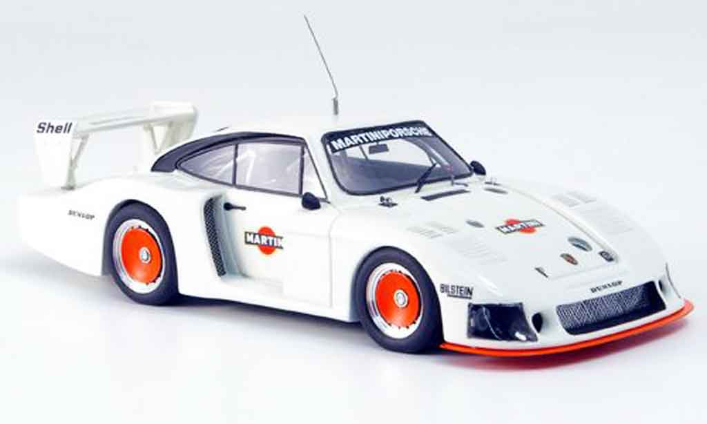 Porsche 935 1978 1/43 Look Smart 1978 Moby Dick Martini Press Version bianco modellino in miniatura