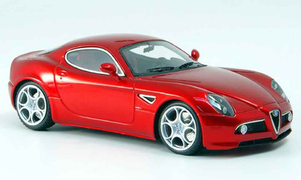 Alfa Romeo 8C Competizione 1/43 Look Smart Competizione rosso ausstellung frankfurt 2007 modellino in miniatura