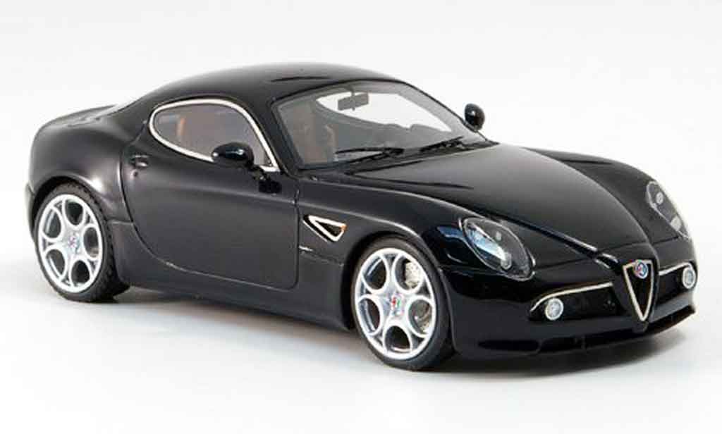 Alfa Romeo 8C Competizione 1/43 Look Smart Competizione nero austellung frankfurt 2007 modellino in miniatura