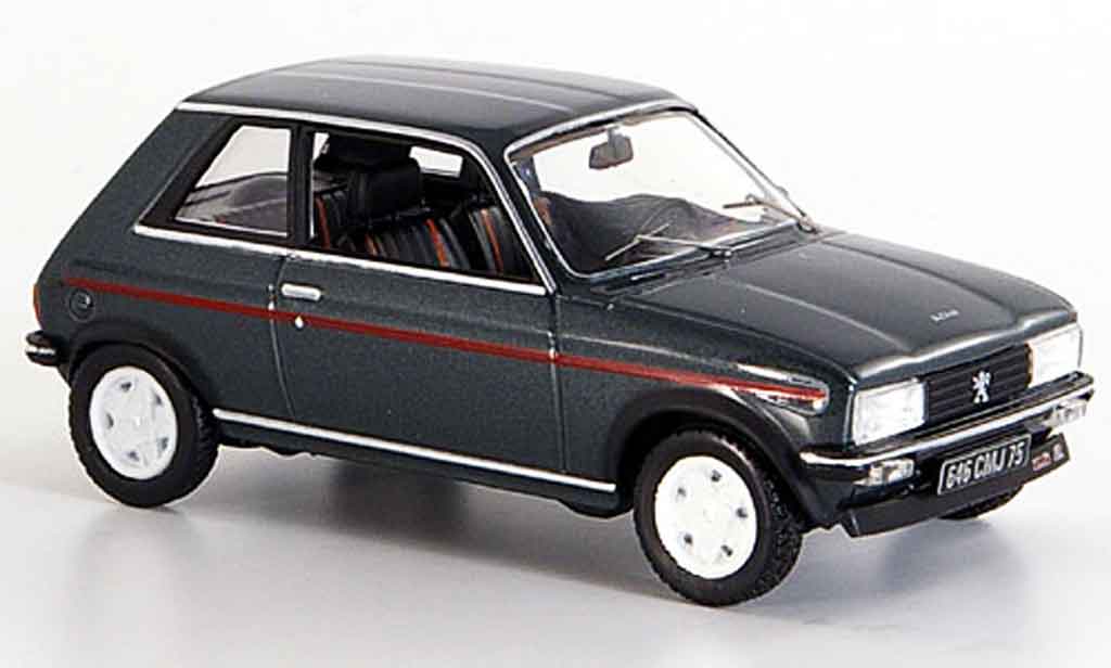Peugeot 104 1/43 Norev zs2 grigio 1979 modellino in miniatura