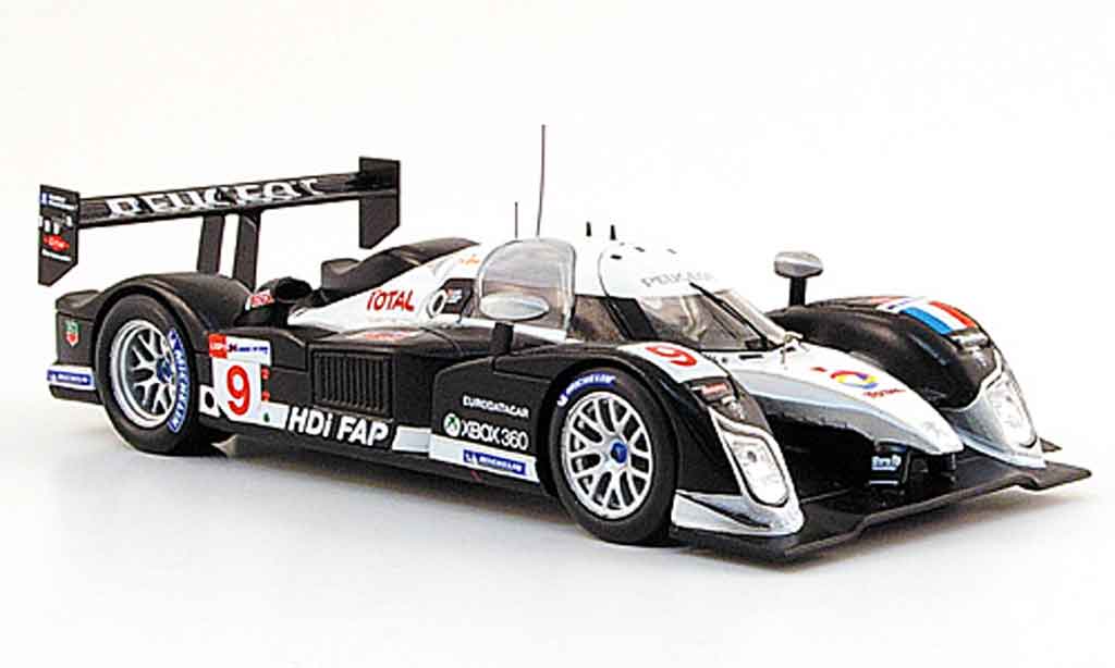 Peugeot 908 2008 1/43 Norev 2008 hdi no.9 total 24h le mans 2008 modellino in miniatura