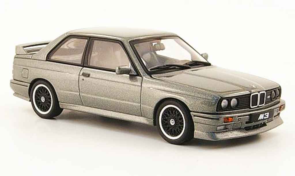 Bmw M3 E30 1/43 Autoart E30 Evo Cecotto Edition grigio 1989 modellino in miniatura