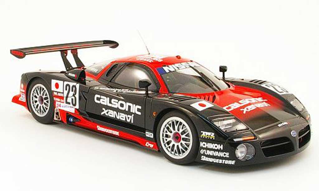 Nissan R390 1/18 Autoart gt1 no.23 calsonic 24h le mans 1997 modellino in miniatura