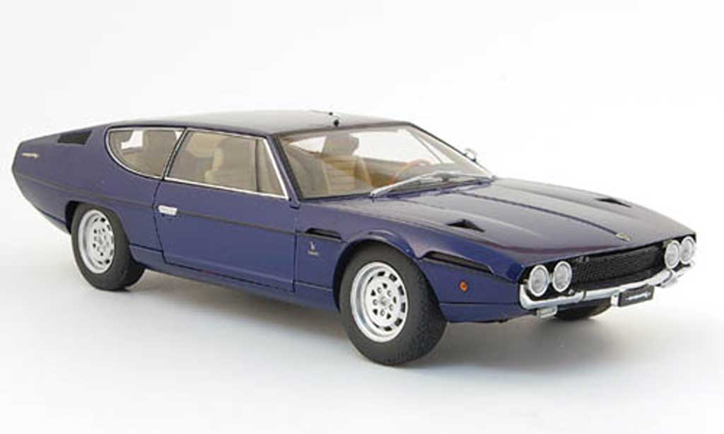 Lamborghini Espada 1/18 Autoart blu 1968 modellino in miniatura