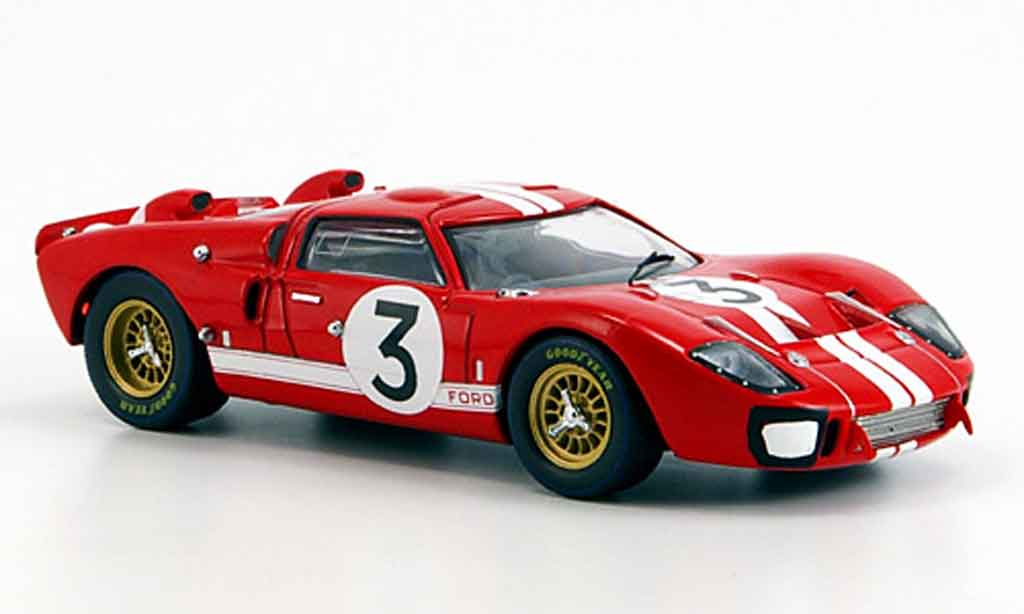 Ford GT40 1/43 IXO GT 40 MK2 No.3 D.Gurney J.Grant Le Mans 1966 modellino in miniatura