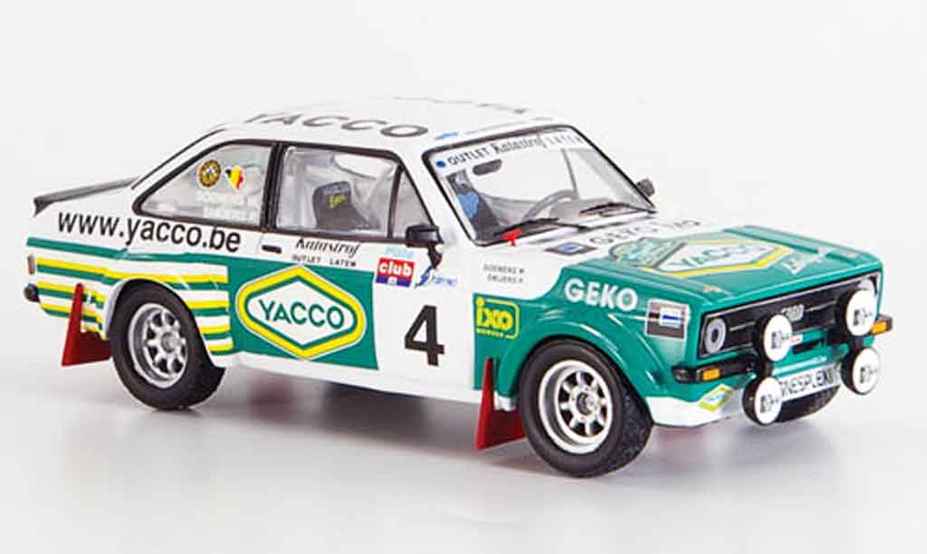 Ford Escort RS 1800 1/43 IXO RS 1800 No.4 Snijers Soenes Sieger SPA 2008 modellino in miniatura