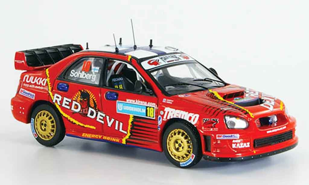 Subaru Impreza WRC 1/43 IXO WRC no.18 sohlberg lindstrom 2006 modellino in miniatura