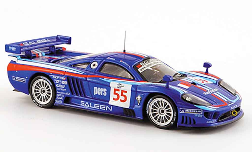Saleen S7R 2006 1/43 IXO 2006 No.55 Ortelli Ayari 1000 km SPA modellino in miniatura
