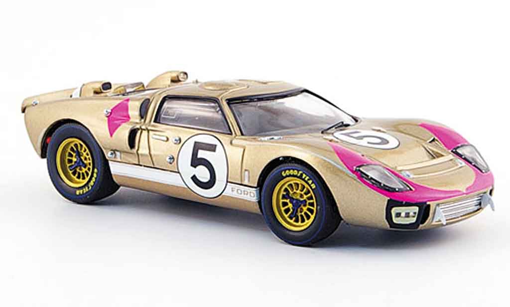 Ford GT40 1/43 IXO GT 40 MK II No.5 Bucknum Hutcherson Dritter Le Mans 1966 modellino in miniatura