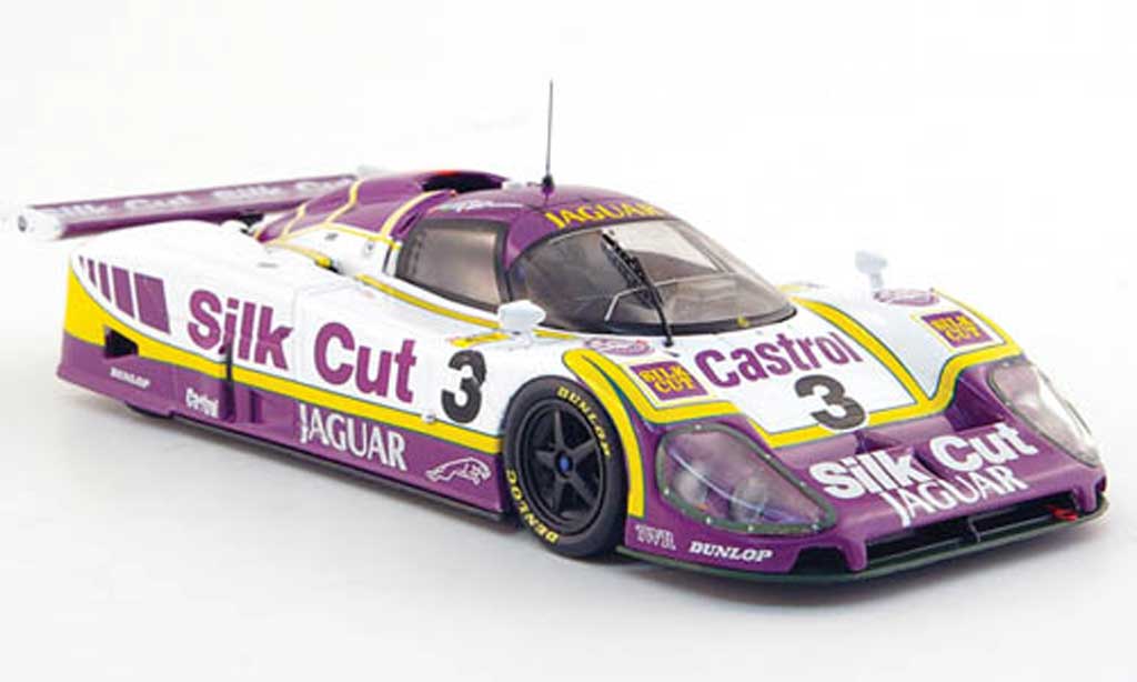 Jaguar XJ R9 1/43 IXO R9 v12 No.3 Silk Cut 24h Le Mans 1988 modellino in miniatura