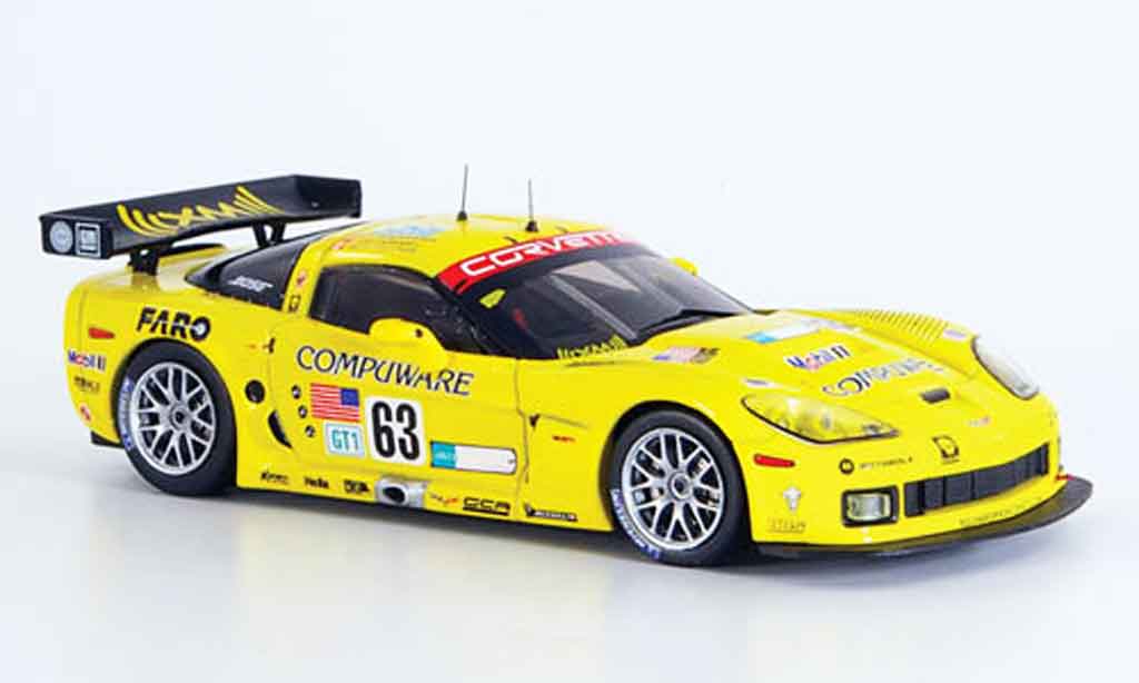 Chevrolet Corvette C6 1/43 IXO C6 R No.63 Le Mans 2007 modellino in miniatura