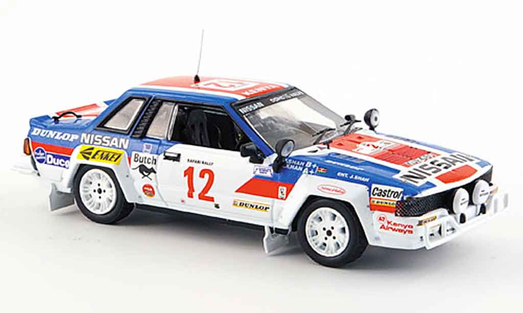 Nissan 240 RS 1/43 IXO RS No.12 Vierter Rallye Safari 1983 modellino in miniatura