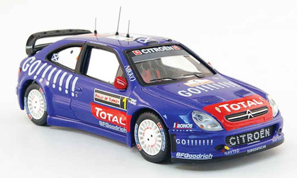 Citroen Xsara WRC 2006 1/43 IXO WRC 2006 no.1 go!!!!!!! rallye turkei modellino in miniatura