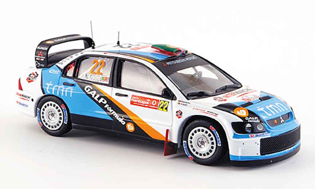 Mitsubishi Lancer Evolution IX 1/43 IXO Evolution IX WRC No. 22 Rallye Portugal 2007 modellino in miniatura