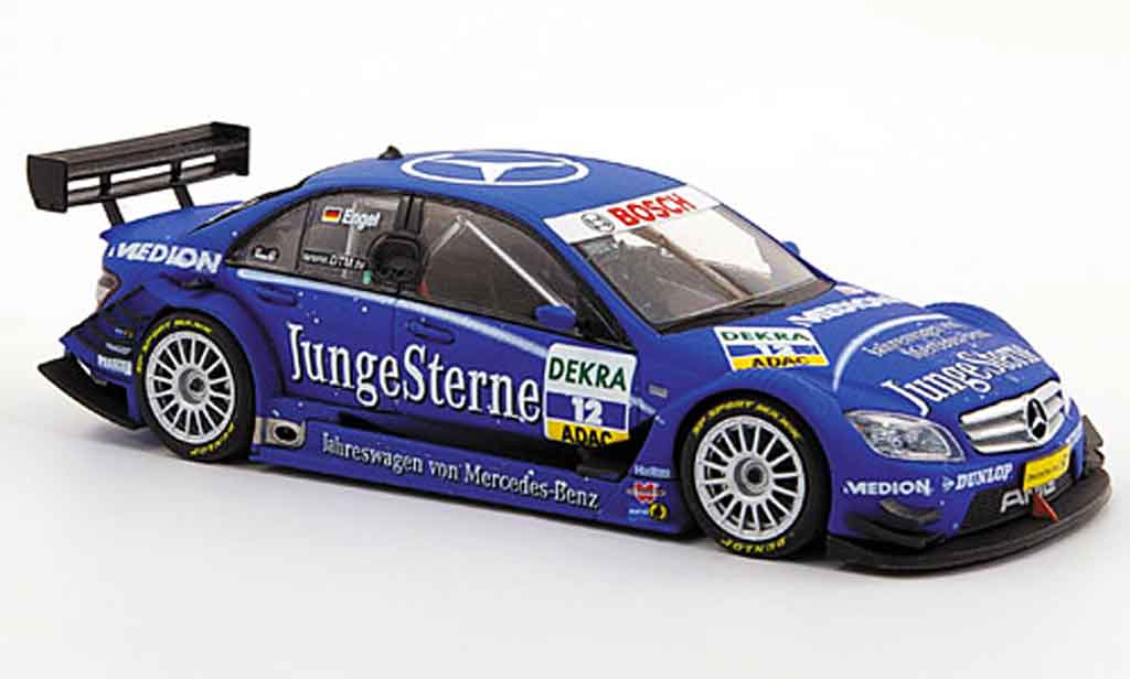 Mercedes Classe C 1/43 Minichamps Mucke Engel DTM 2008 modellino in miniatura
