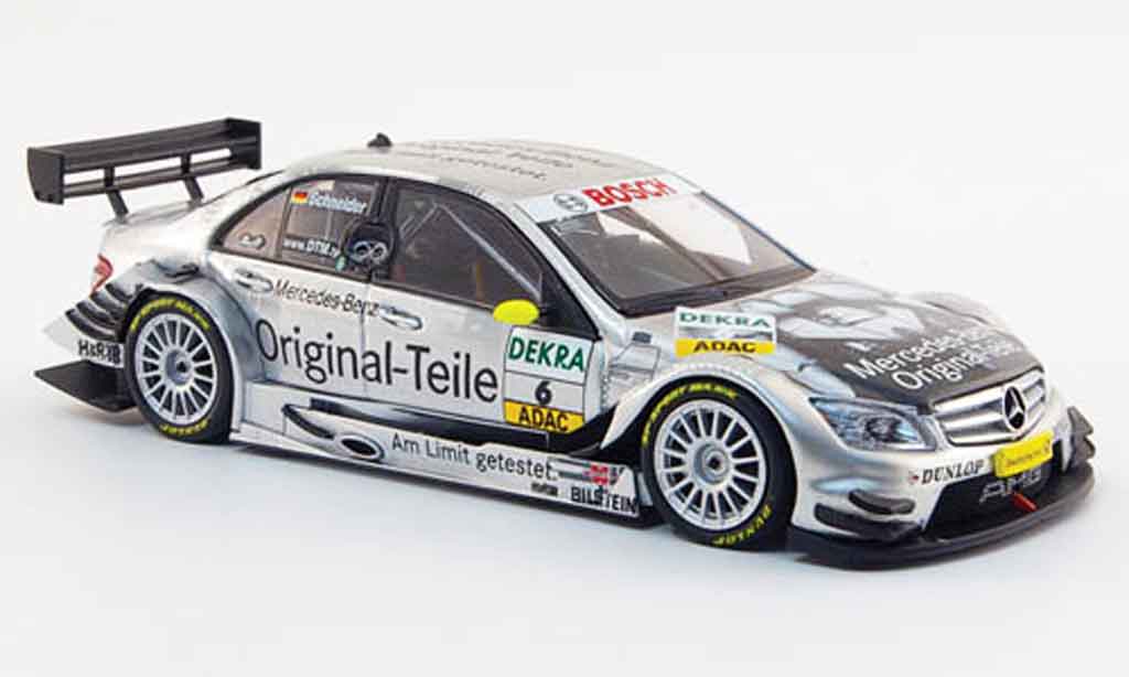 Mercedes Classe C 1/43 Minichamps No.6 Original Teile B.Schneider DTM 2008 modellino in miniatura