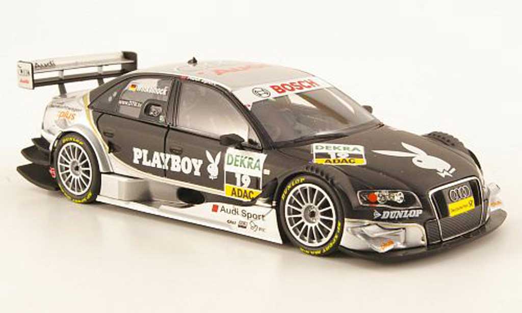 Audi A4 DTM 1/43 Minichamps DTM No.19 Playboy Team Rosberg 2008 modellino in miniatura