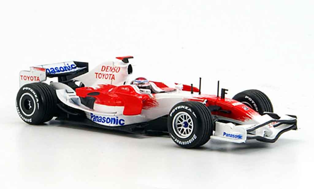 Toyota F1 1/43 Minichamps tf 108 panasonictrulli 2008 modellino in miniatura