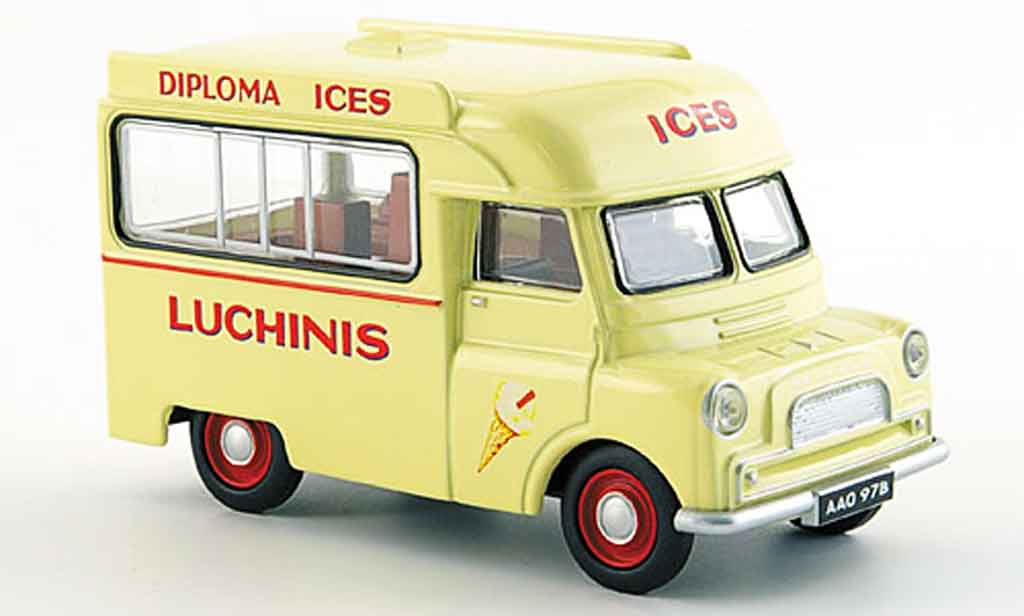 Bedford CA 1/43 Oxford Van Luchinis Ice Cream modellino in miniatura