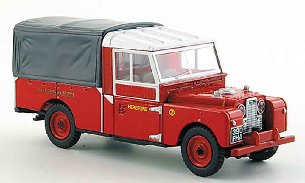 Land Rover Series 1 109 1/43 Oxford 109 rosso Pick Up modellino in miniatura