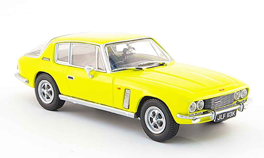 Jensen MK3 1/43 Oxford Interceptor giallo modellino in miniatura