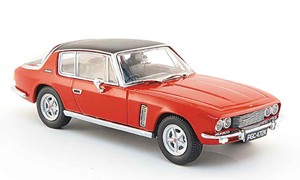 Jensen MK3 1/43 Oxford Interceptor rosso nero modellino in miniatura
