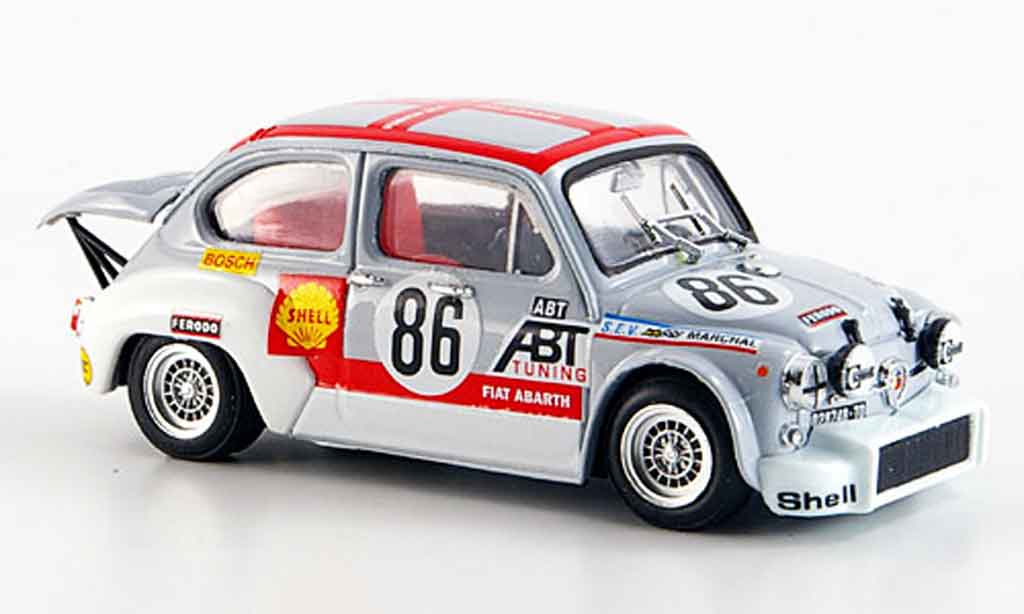 Fiat Abarth 1000 1/43 Brumm TCR No. 86 Abt Grano 24 Stunden Spa 1970 modellino in miniatura