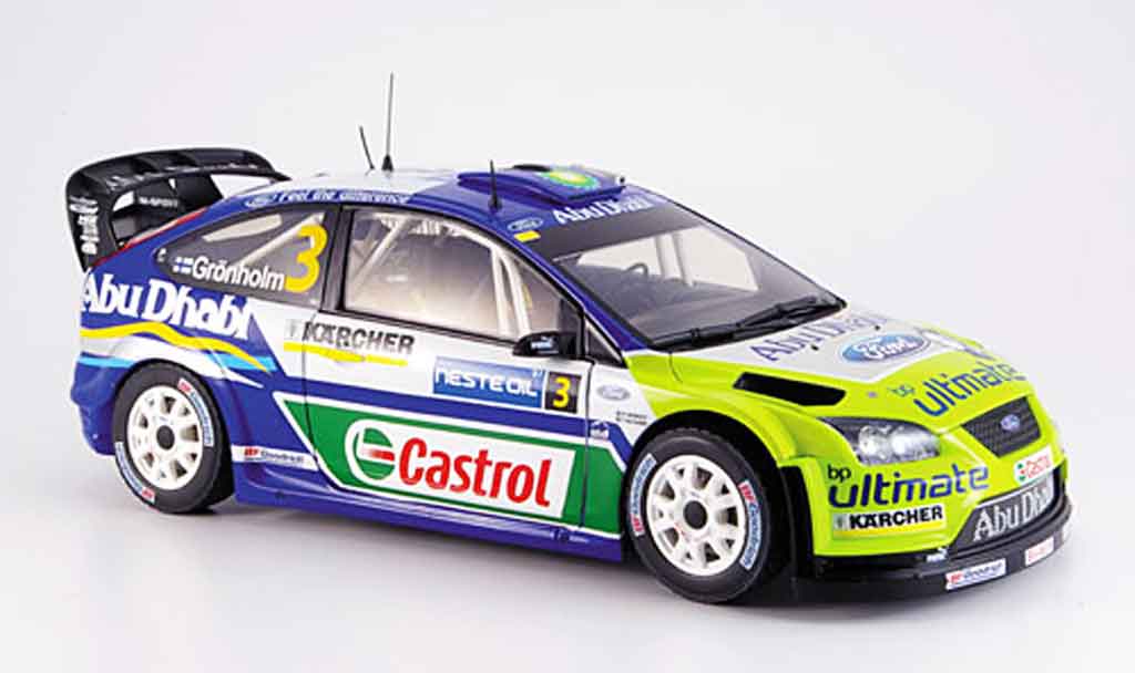 Ford Focus RS WRC 1/18 Sun Star RS WRC gronholm sieger finlande modellino in miniatura