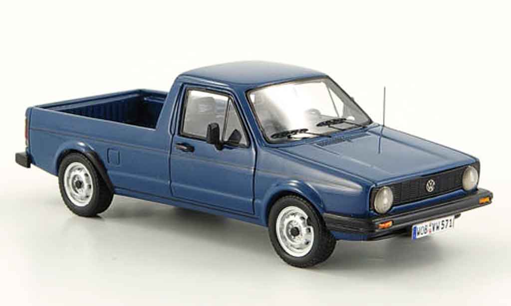 Volkswagen Caddy 1/43 Neo mk 1 blu modellino in miniatura