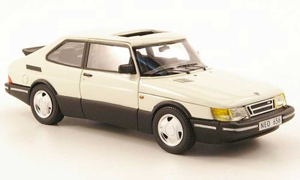 Saab 900 Turbo 1/43 Neo Turbo 16S aerien bianco 1992 modellino in miniatura