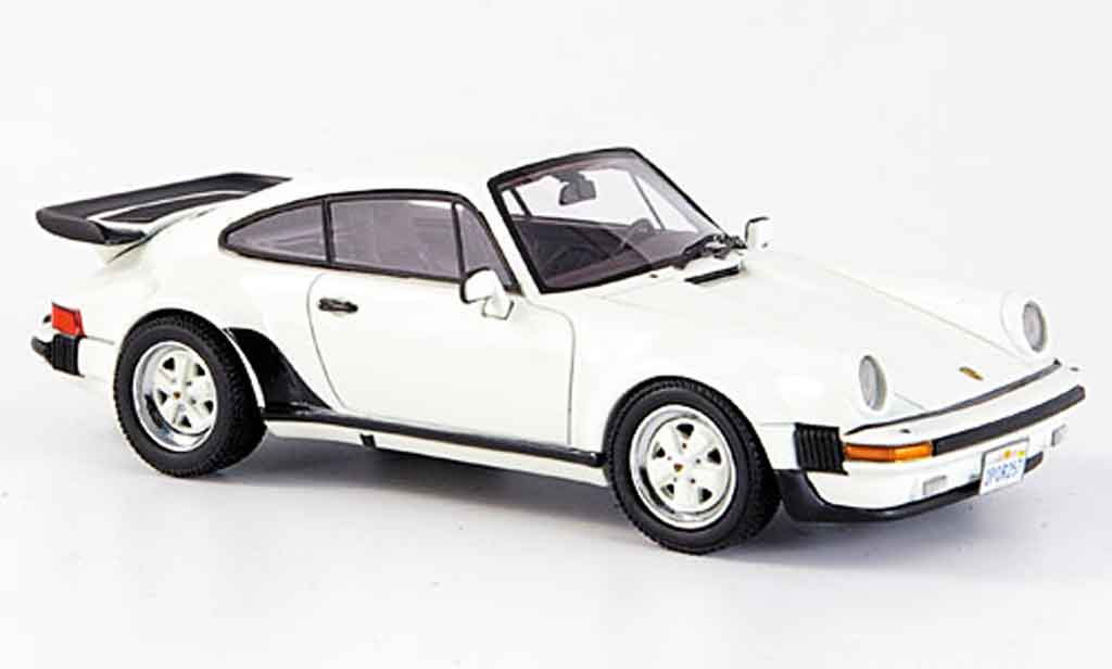 Porsche 930 Turbo 1/43 Neo Turbo US Version bianco modellino in miniatura