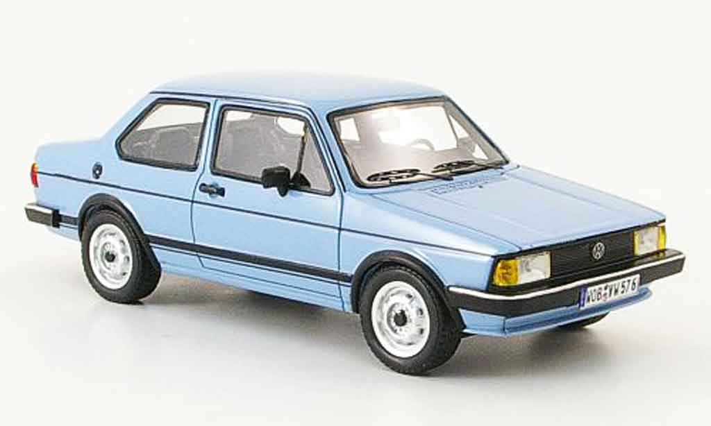 Volkswagen Jetta 1/43 Neo 1 zweiturer blu modellino in miniatura