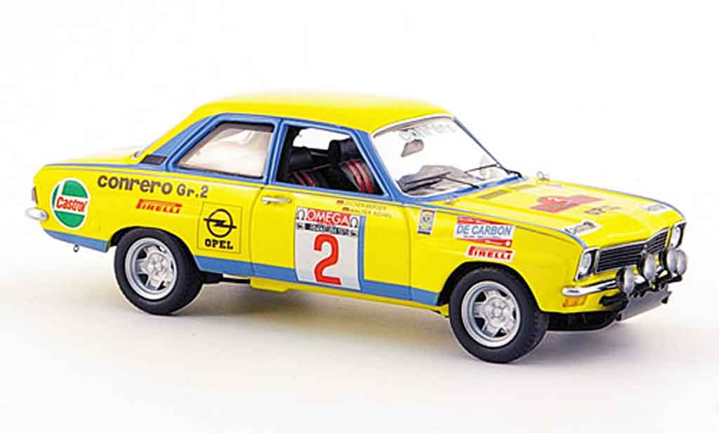 Opel Ascona A 1/43 Schuco A no.2 conrero rallye elba 1975 modellino in miniatura