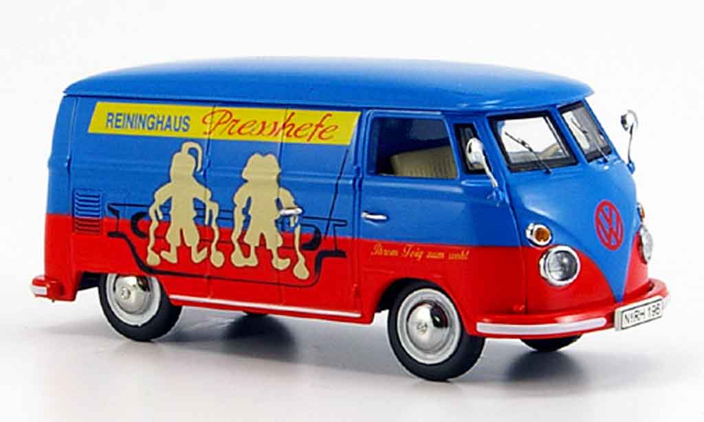 Volkswagen Combi 1/43 Schuco t 1 kasten reininghaus presshefe modellino in miniatura