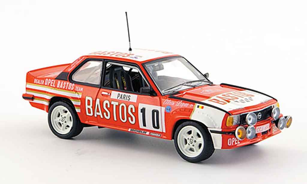 Opel Ascona B 1/43 Schuco B 400 no.10 bastos rallye monte carlo 1982 modellino in miniatura