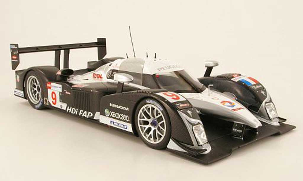 Peugeot 908 2008 1/18 Minichamps 2008 hdi fap team sport 24h le mans modellino in miniatura