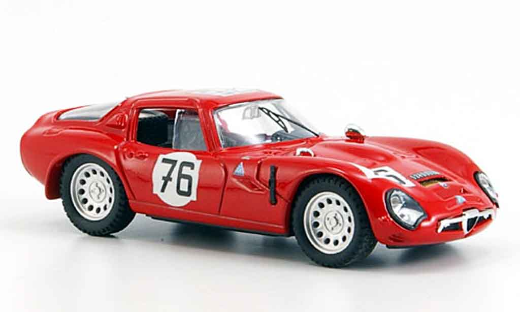 Alfa Romeo TZ2 1/43 Best no.76 de adamich zeccoli nurburgring 1966 modellino in miniatura