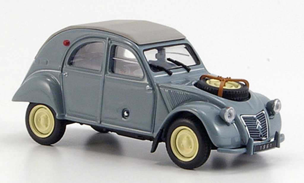 Citroen 2CV 1/43 Hachette 4x4 Sahara 1961 modellino in miniatura