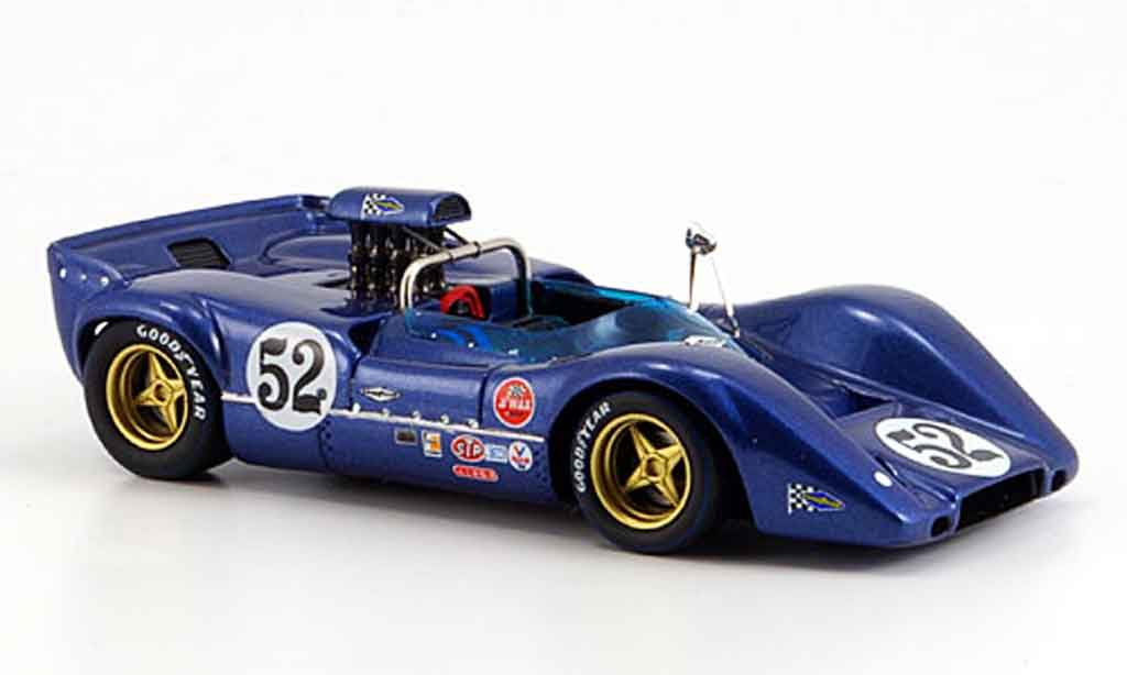 McLaren M6 1/43 Spark B No.52 Sieger Fuji Peter Revson 1968 modellino in miniatura