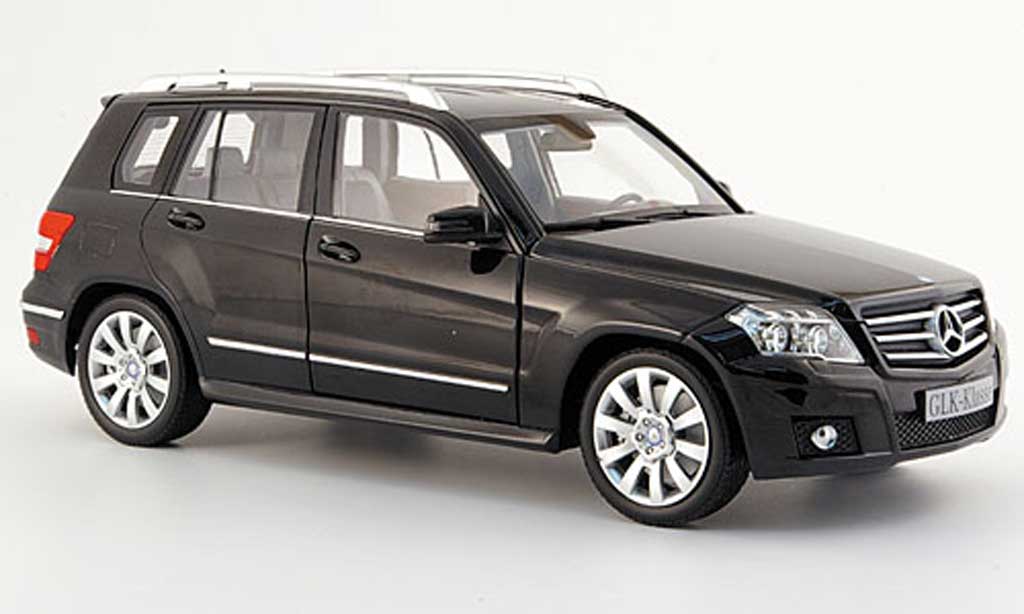 Mercedes Classe GLK 1/18 Minichamps (x 204) nero 2008 modellino in miniatura